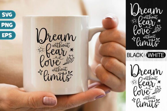 Christian Graphics for Crafts: Dream Without Fear Svg