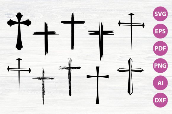 Christian Jesus Distressed Cross SVG: A Versatile Embroidery Design
