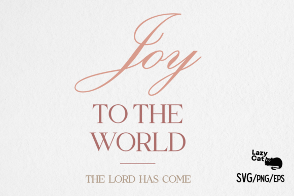 Christmas Christian SVG PNG, Joy: A Versatile Design