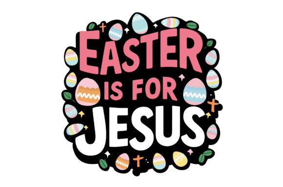 Design of a Vector Easter is Jesus: Ideal for Graphics and Print Templates