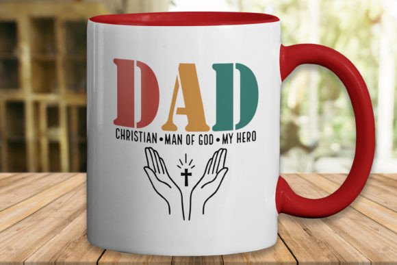 Father's Day SVG Design, DAD Christian