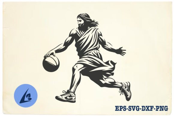 Funny Jesus Basketball SVG: A Versatile Graphics Asset