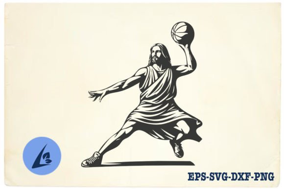 Funny Jesus Basketball SVG: A Versatile Graphics Asset