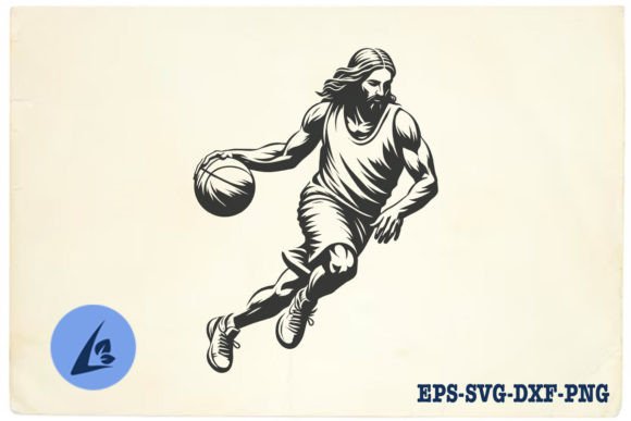 Funny Jesus Basketball SVG: A Versatile Graphics Tool