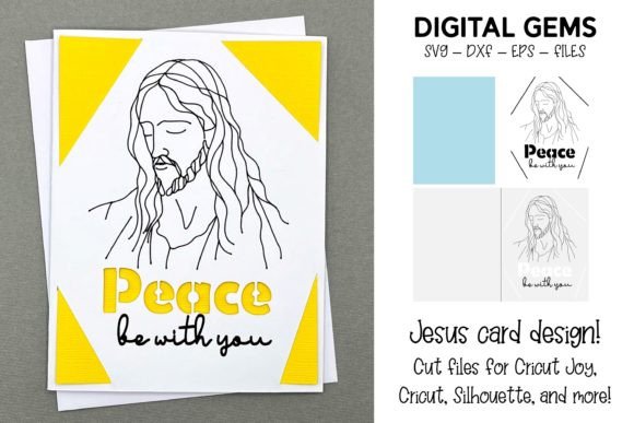 Jesus Insert Card SVG: A Versatile Design for Christian Celebrations