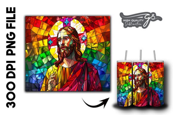 Stained Glass Jesus Tumbler Wrap 25: A Detailed Review